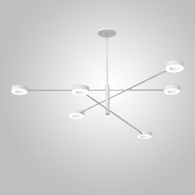 Подвесная люстра ATISSA S 6 D115 White ImperiumLoft 243420-26