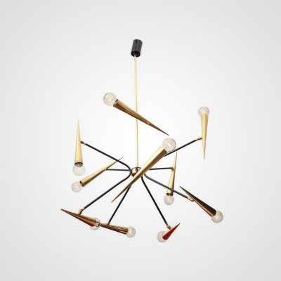 Дизайнерская люстра STARFALL Gold ImperiumLoft 243427-22