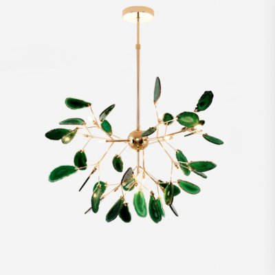 Подвесная люстра AGATE D60 Green ImperiumLoft 243458-26