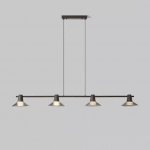 Реечный, рядный светильник CICLA LONG L140 Black ImperiumLoft 243503-22