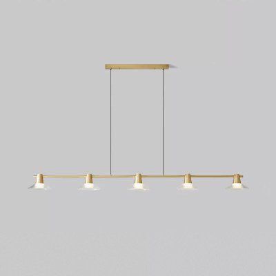 Реечный, рядный светильник CICLA LONG L180 Brass ImperiumLoft 243507-22 Реечный, рядный светильник CICLA LONG L180 Brass ImperiumLoft 243507-22