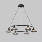 Кольцевые люстры и светильники CICLA R D97 Black ImperiumLoft 243508-22