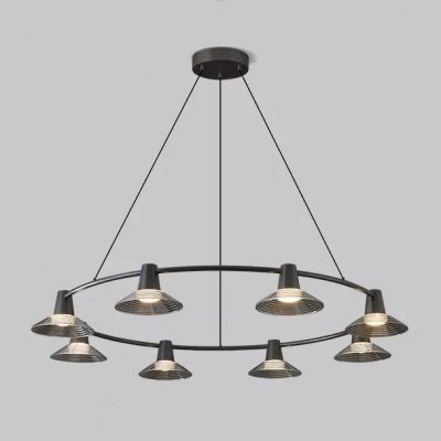 Кольцевые люстры и светильники CICLA R D121 Black ImperiumLoft 243509-22