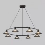 Кольцевые люстры и светильники CICLA R D121 Black ImperiumLoft 243509-22