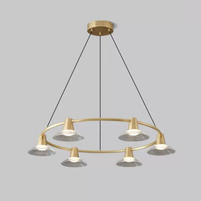 Кольцевые люстры и светильники CICLA R D97 Brass ImperiumLoft 243510-22