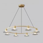 Кольцевые люстры и светильники CICLA R D121 Brass ImperiumLoft 243511-22