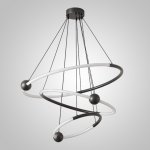 Кольцевые люстры и светильники ECLIPTICA Black ImperiumLoft 243514-22