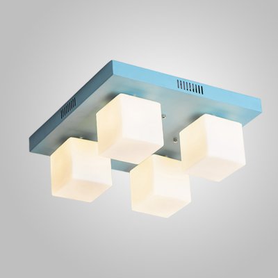 Подвесная люстра BOARD CUBE L4 Blue ImperiumLoft 243727-26