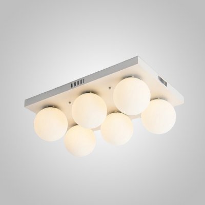 Подвесная люстра BOARD ORB L6 White ImperiumLoft 243741-26