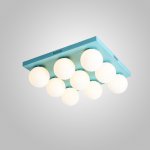 Подвесная люстра BOARD ORB L9 Blue ImperiumLoft 243746-26