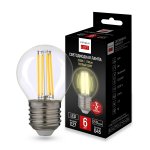 Светодиодная лампа E27 мощность 6W 2700K Transparent от ImperiumLoft ImperiumLoft 243946-26