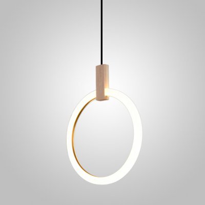 Подвесной светильник HALO D40 Wood ImperiumLoft 243972-22