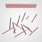 Люстра Dutti D0068 LED Chandelier Modern 14 Rose Gold ImperiumLoft 243982-22