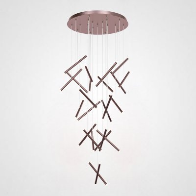 Люстра Dutti D0068 LED Chandelier Modern 28 Copper ImperiumLoft 243991-22