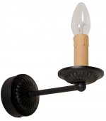 Бра "Карат" 1xE14x40Вт черный  244-1915-11W