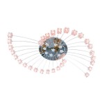Люстра потолочная Mw light 244011630 Каскад