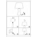 Настольная лампа Lucide 44502/81/41