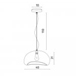 Подвесной светильник Divinare SCANDY 2444/06 SP-1