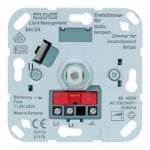 JUNG механизм Светорегулятор поворотно-нажимной 60-400 Втдля л/н (244EX)