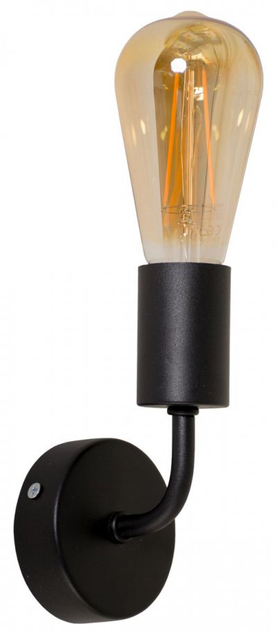 Бра "Норд" 1xE27x60Вт черный  245-174-21W