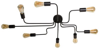 Светильник "Норд" 8xE27x60Вт черный 245-174-28