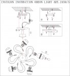 Люстра Odeon light 2459/5 KIKA