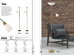 Торшер напольный Odeon light 2463/F TALO