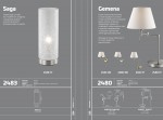 Настольная лампа Odeon light 2480/1T GEMENA