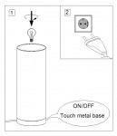Настольная лампа Odeon light 2482/1T SAGA