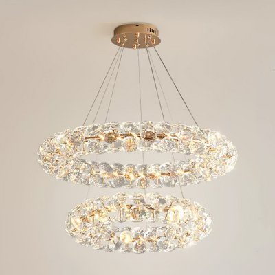 Кольцевые люстры и светильники ORESTES D60+80 ImperiumLoft 248505-01