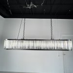 Подвесная Люстра Rh 1920S Odeon Clear Glass Black 180 By Imperiumloft