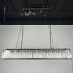 Подвесная Люстра Rh 1920S Odeon Clear Glass Black 180 By Imperiumloft