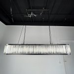 Подвесная Люстра Rh 1920S Odeon Clear Glass Black 180 By Imperiumloft