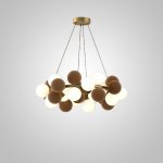 Кольцевые люстры и светильники LATTE D80 Coffee ImperiumLoft 248569-01