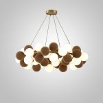 Кольцевые люстры и светильники LATTE D100 Coffee ImperiumLoft 248570-01