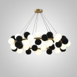 Кольцевые люстры и светильники LATTE D120 Black ImperiumLoft 248575-01