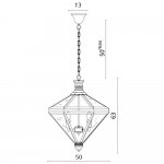 Светильник подвесной Divinare 7400/17 SP-4 CONO