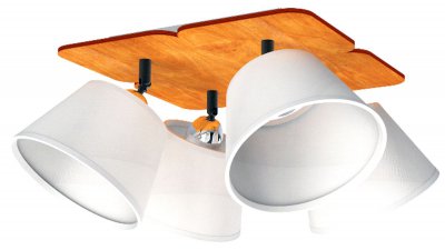 Светильник "Кайли" 4xE27x60Вт орех 249-71-24