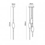 Подвесной светильник PEZZO D10 ImperiumLoft 249064-60