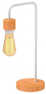 Настольная лампа "Эдисон" 1xE27x60Вт белый 250-711-21T