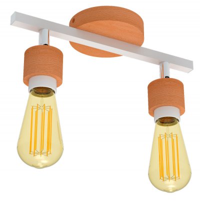 Спот "Франк" 2xE27x60Вт белый 250-711-22S