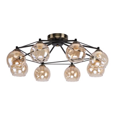 Потолочный светильник 25031/8BK+AB AMB Экономсвет Потолочный светильник 25031/8BK+AB AMB Экономсвет