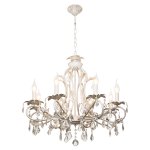 Люстра классическая с хрусталем Экономсвет 2510/8WG