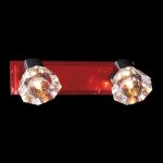 Светильник красный Eurosvet 25333/2 хром