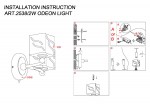 Светильник настенный бра Odeon light 2538/2W HARTA