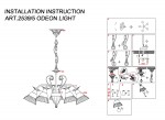 Люстра подвесная Odeon light 2539/5 CREOLA