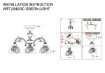 Люстра Odeon light 2542/3C CASTI
