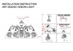 Люстра потолочная Odeon light 2542/5C CASTI