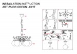 Люстра подвесная Odeon light 2543/6 IDAHO
