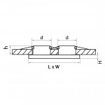 Светильник встраиваемый Lightstar 2544 Rifle